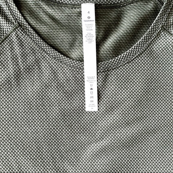 Lululemon Tie Back Short Sleeve Shirt (4) | green - Picture 3 of 6